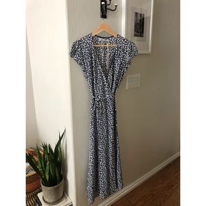 Reformation Carina wrap dress in SOHO